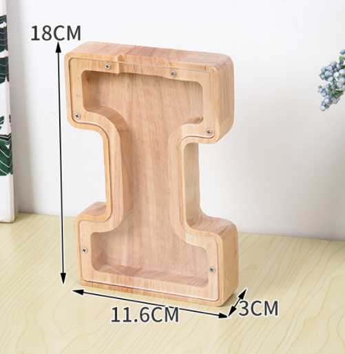 BoxMoney™ - Lettres tirelire en bois - 1000-Cadeaux