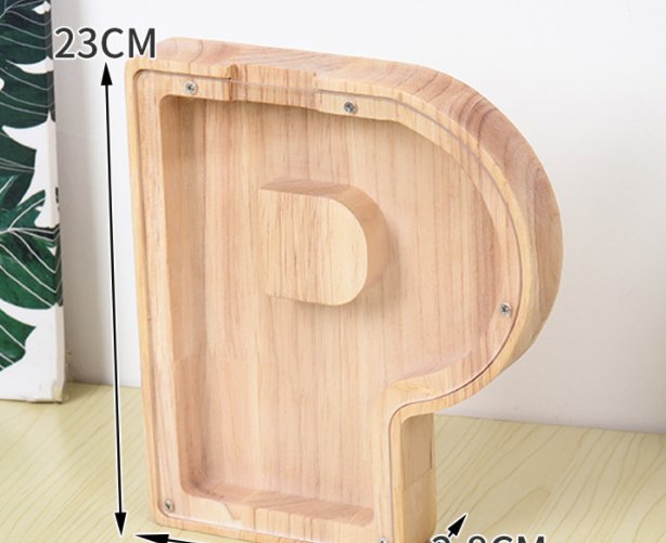 BoxMoney™ - Lettres tirelire en bois - 1000-Cadeaux