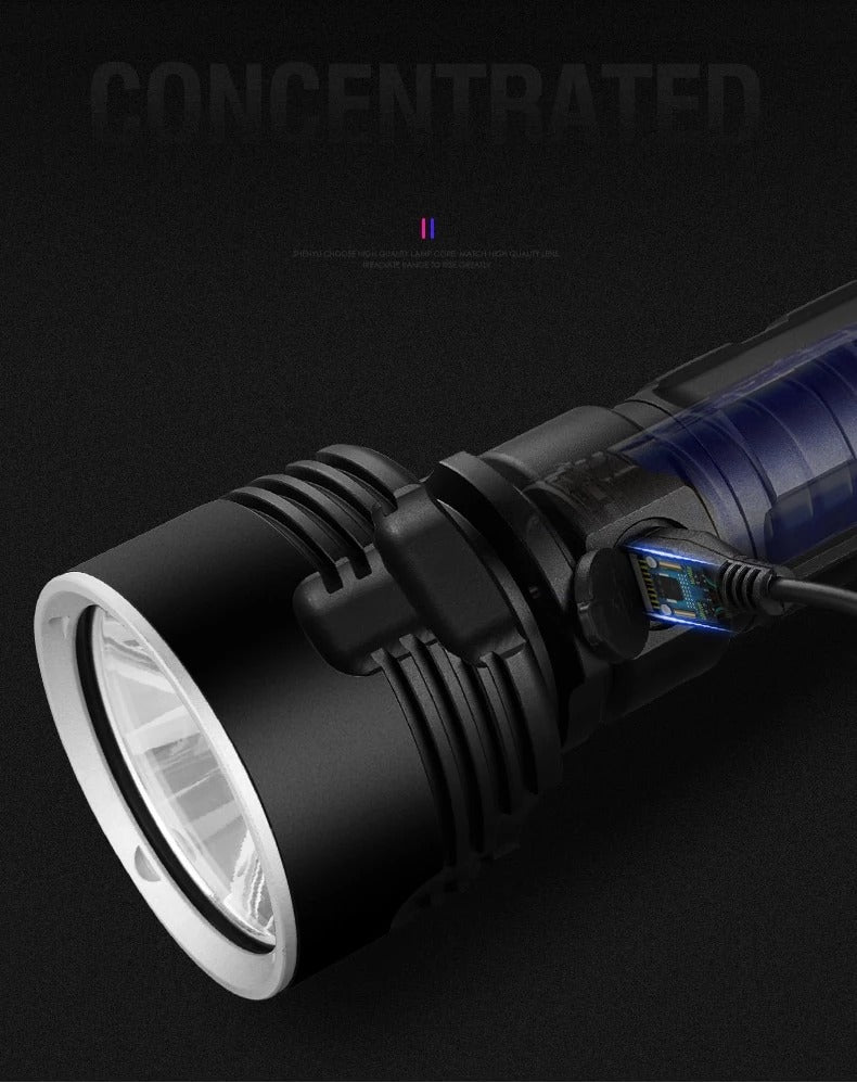 SuperLight™  - Lampe torche tactique puissante rechargeable - 1000-Cadeaux