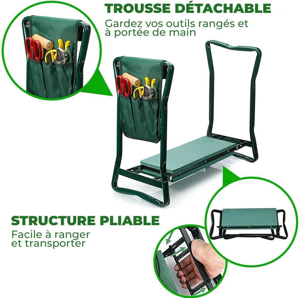 ConfoZen™-Genouillère & Siège & Tabouret Premium - 1000-Cadeaux