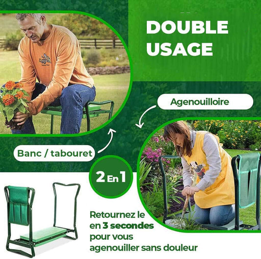 ConfoZen™-Genouillère & Siège & Tabouret Premium - 1000-Cadeaux