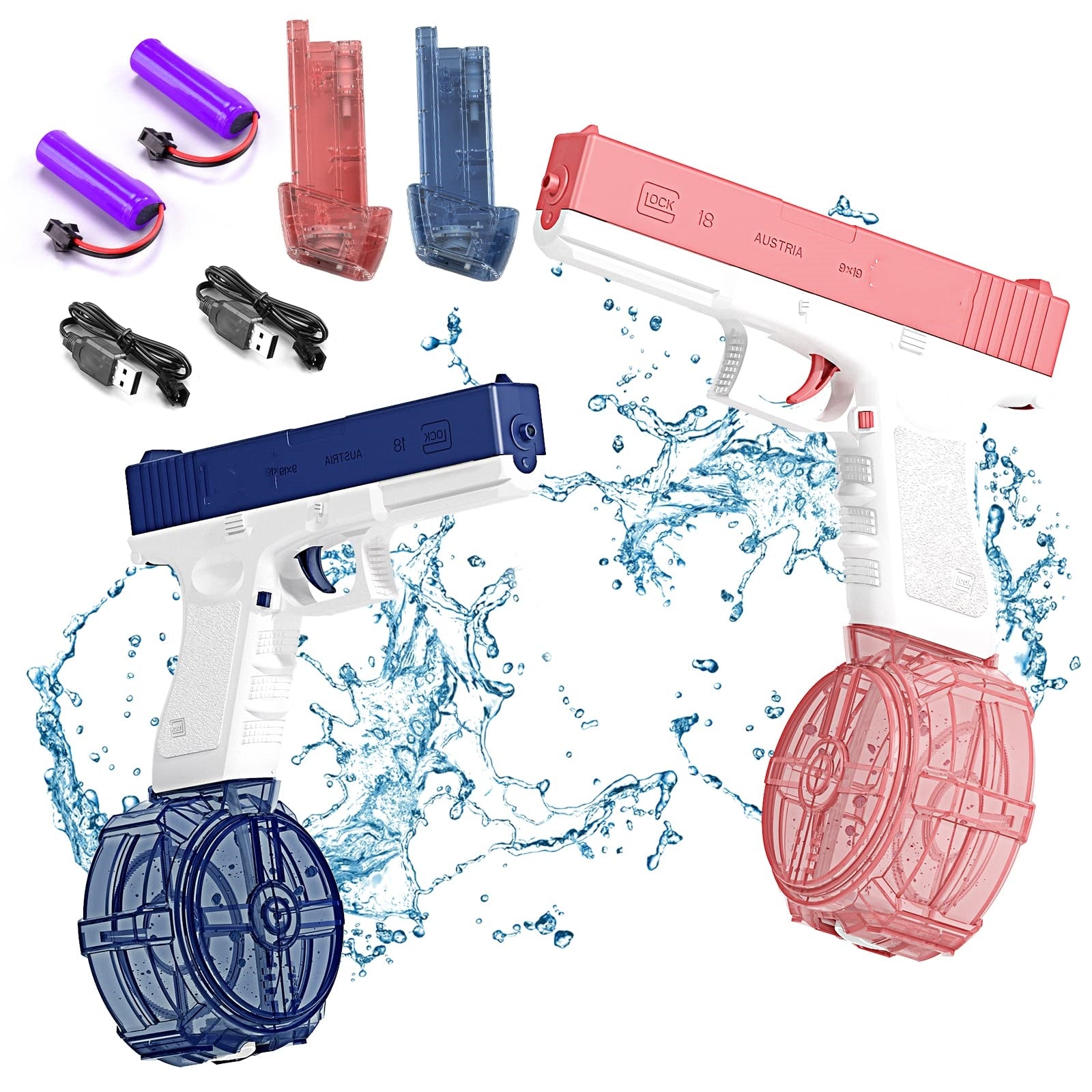 WaterGunPro™ - Pistolet à eau électrique puissant - 1000-Cadeaux