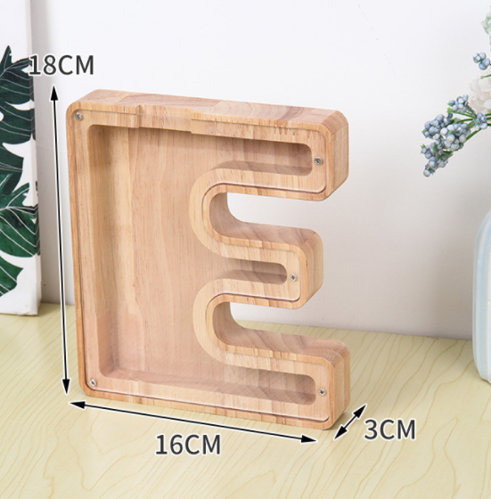 BoxMoney™ - Lettres tirelire en bois - 1000-Cadeaux