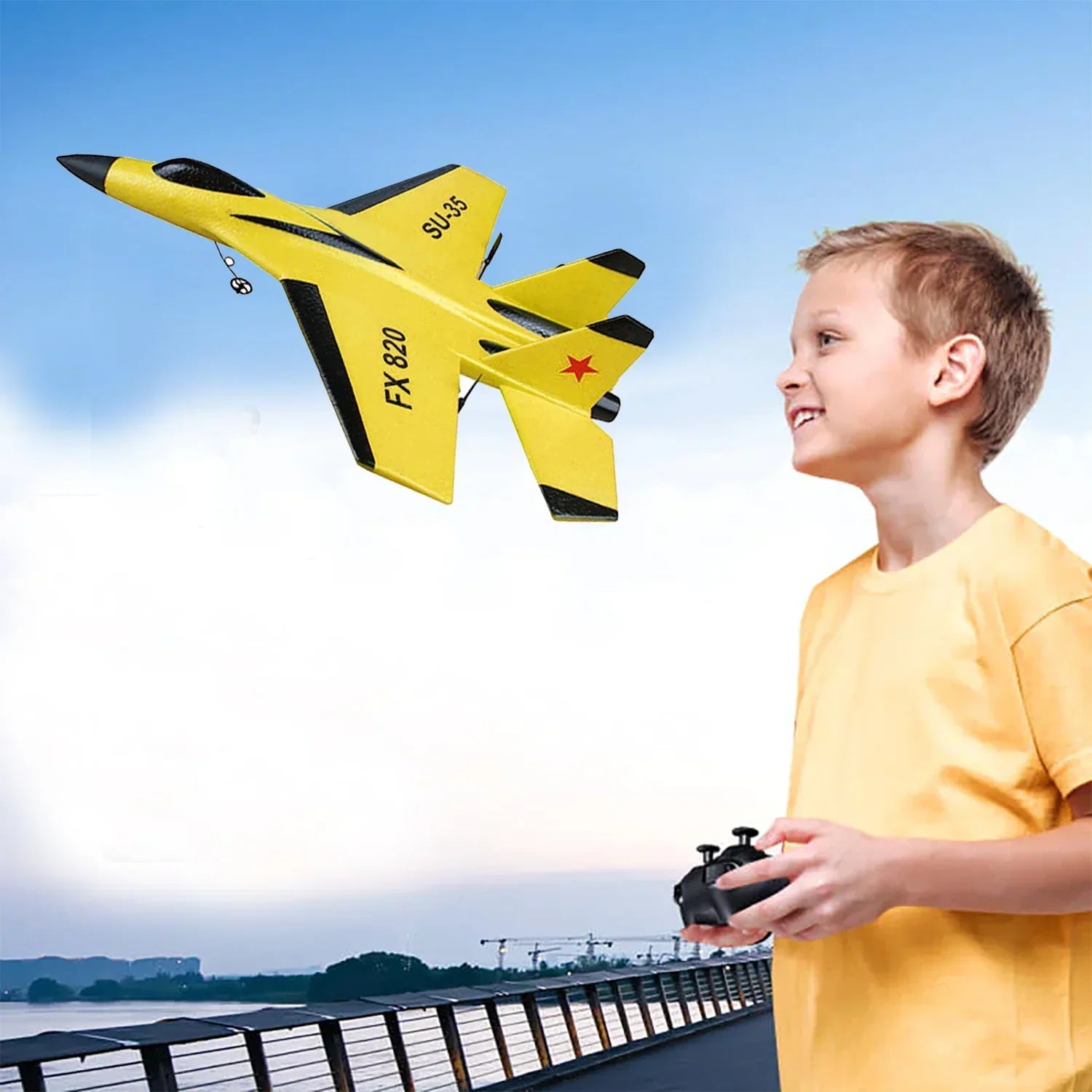 Flashmaverick™-Avion télécommandé Top Gun pour petits et Grands - 1000-Cadeaux