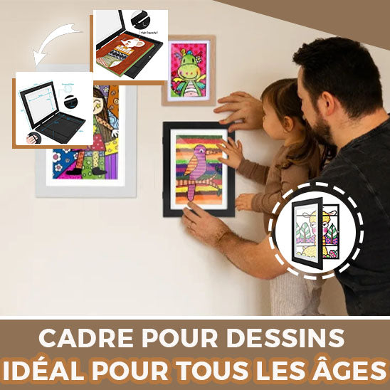 ArtKids™ - Cadre photo pour dessins et peintures - 1000-Cadeaux