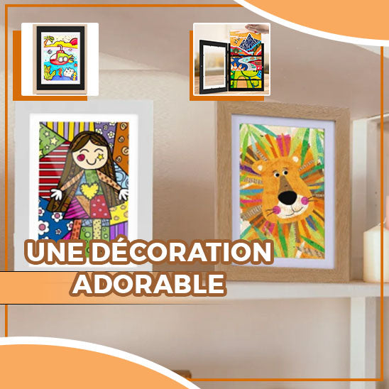 ArtKids™ - Cadre photo pour dessins et peintures - 1000-Cadeaux