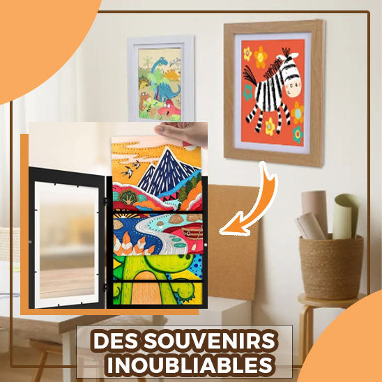 ArtKids™ - Cadre photo pour dessins et peintures - 1000-Cadeaux