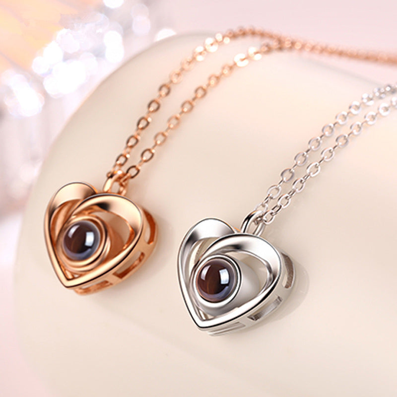 RomanticLove™ - Collier avec image personnalisable - 1000-Cadeaux