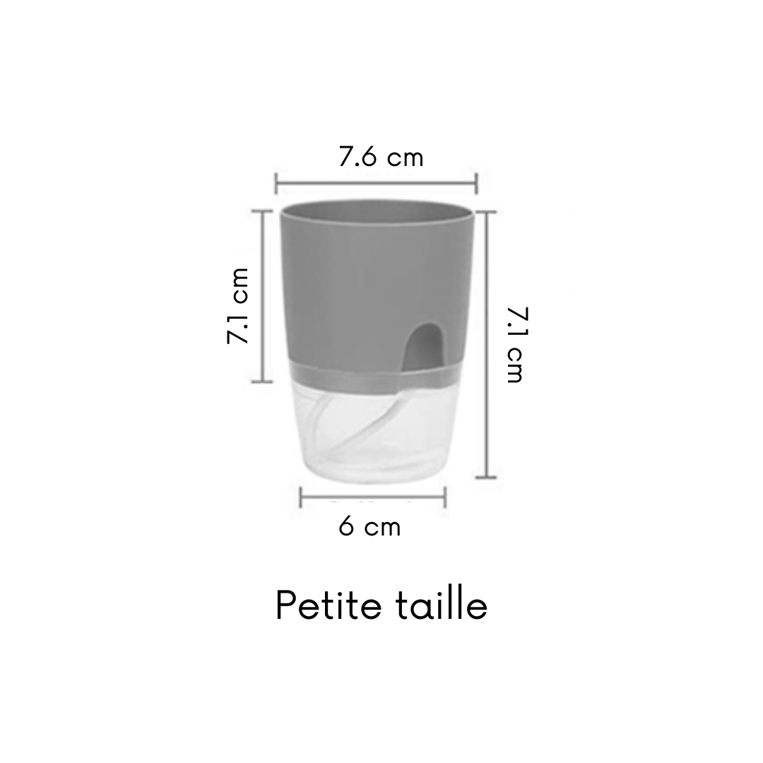 AutoWater™ - Pot double couche arrosage automatique - 1000-Cadeaux