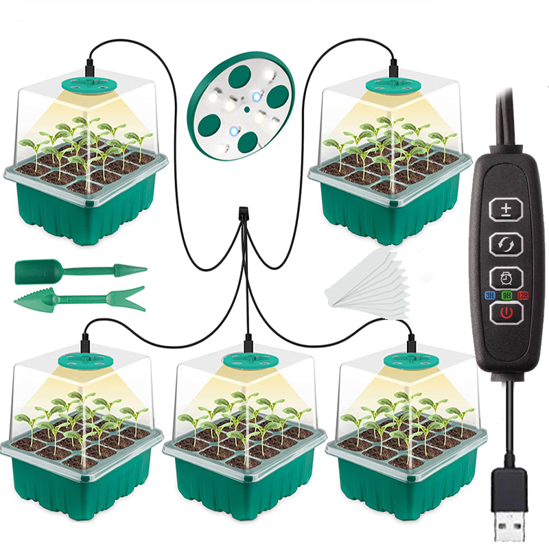 GardenGenie™ - Bac à semis à LEDs réglables - 1000-Cadeaux